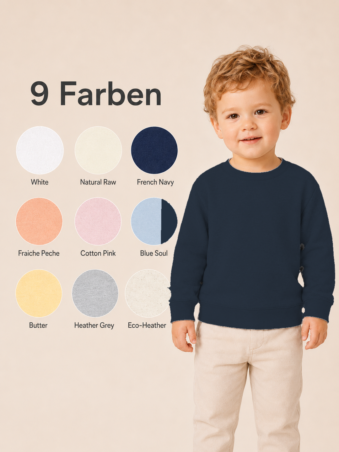 Sitztgut Baby Sweatshirt aus Bio-Baumwolle