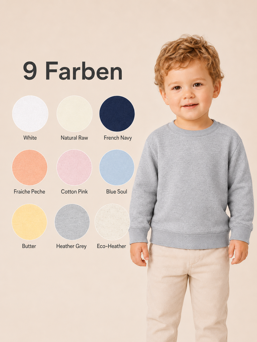 Sitztgut Baby Sweatshirt aus Bio-Baumwolle