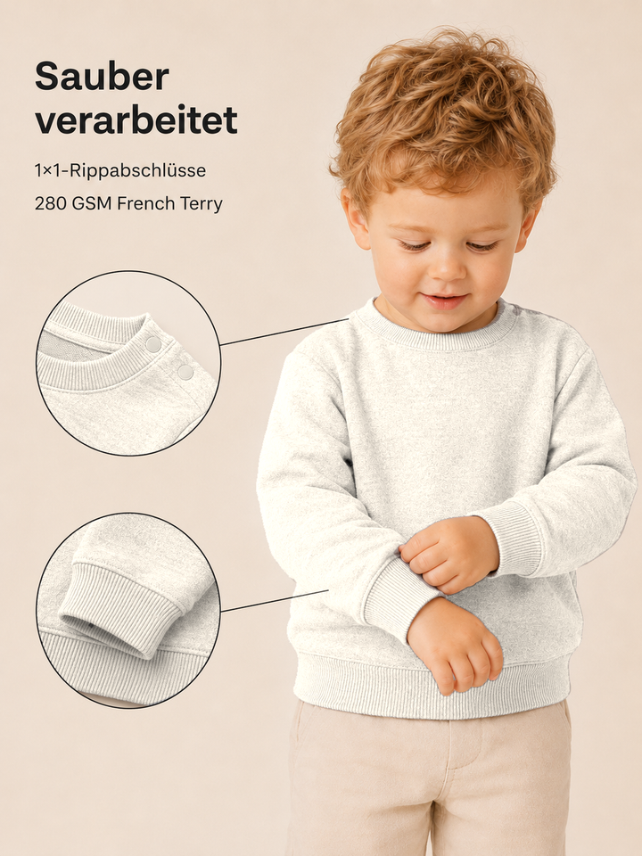 Sitztgut Baby Sweatshirt aus Bio-Baumwolle