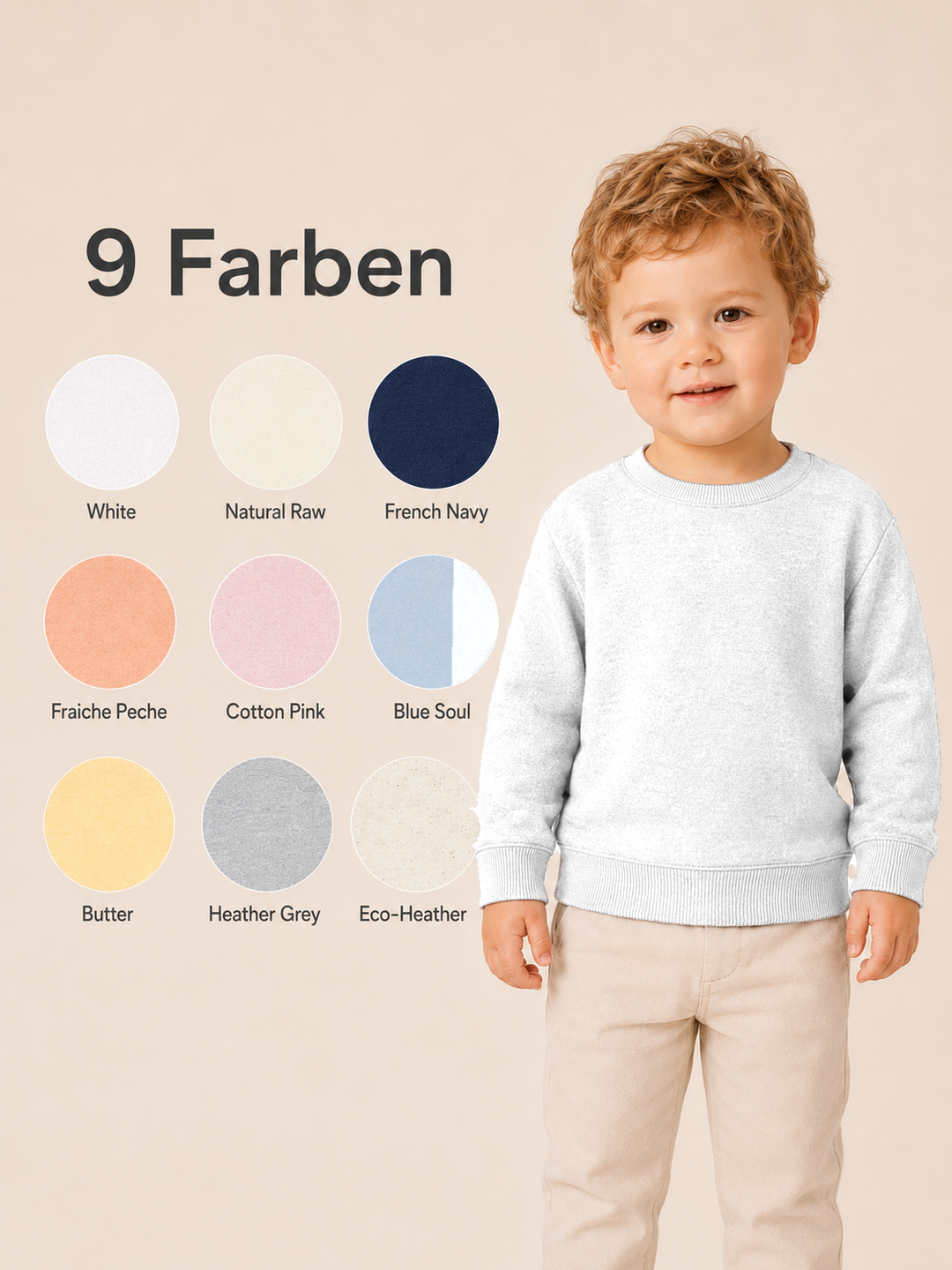 Sitztgut Baby Sweatshirt aus Bio-Baumwolle