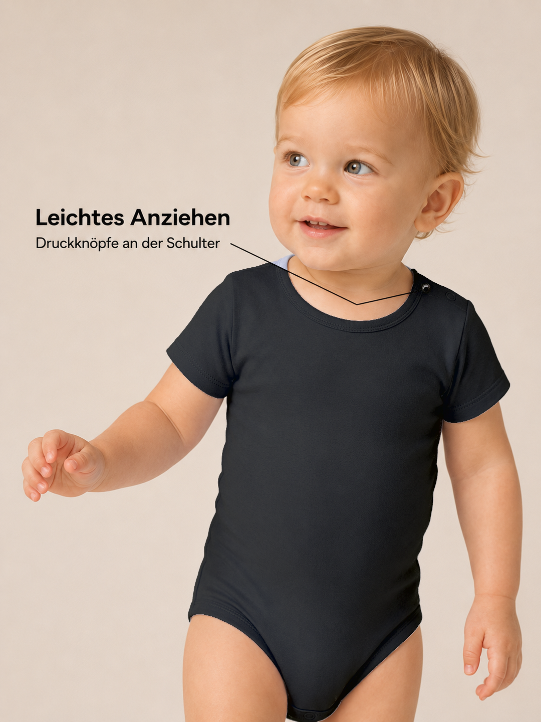 Sitztgut Baby Body aus Bio-Baumwolle