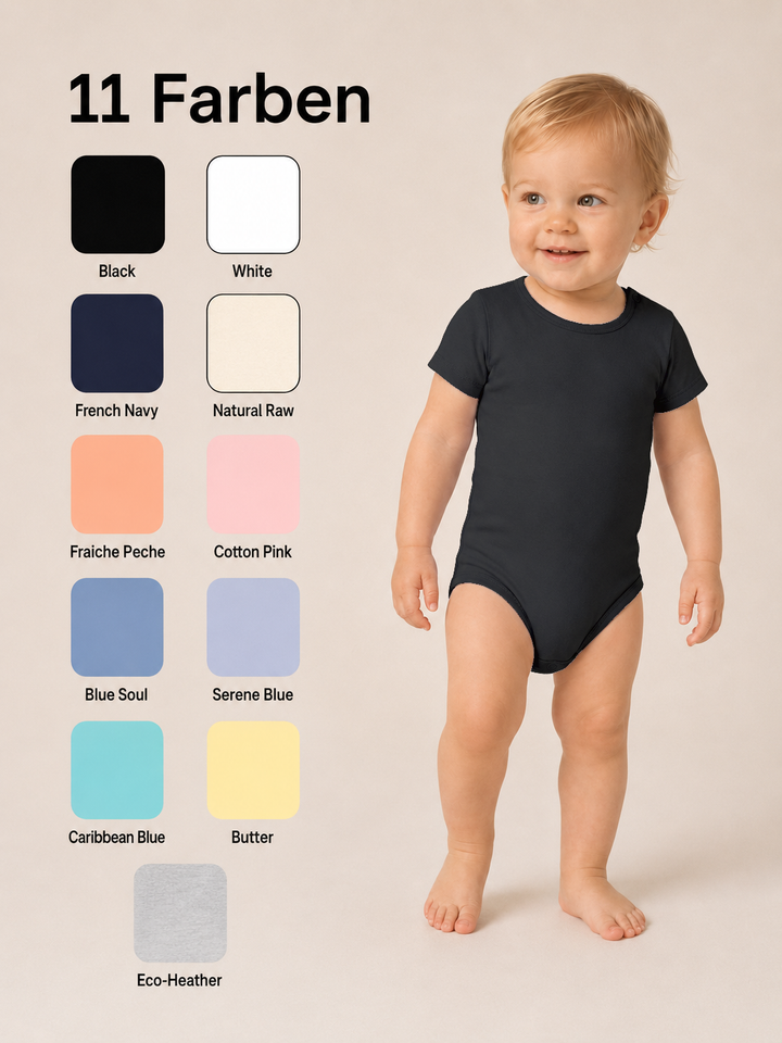 Sitztgut Baby Body aus Bio-Baumwolle
