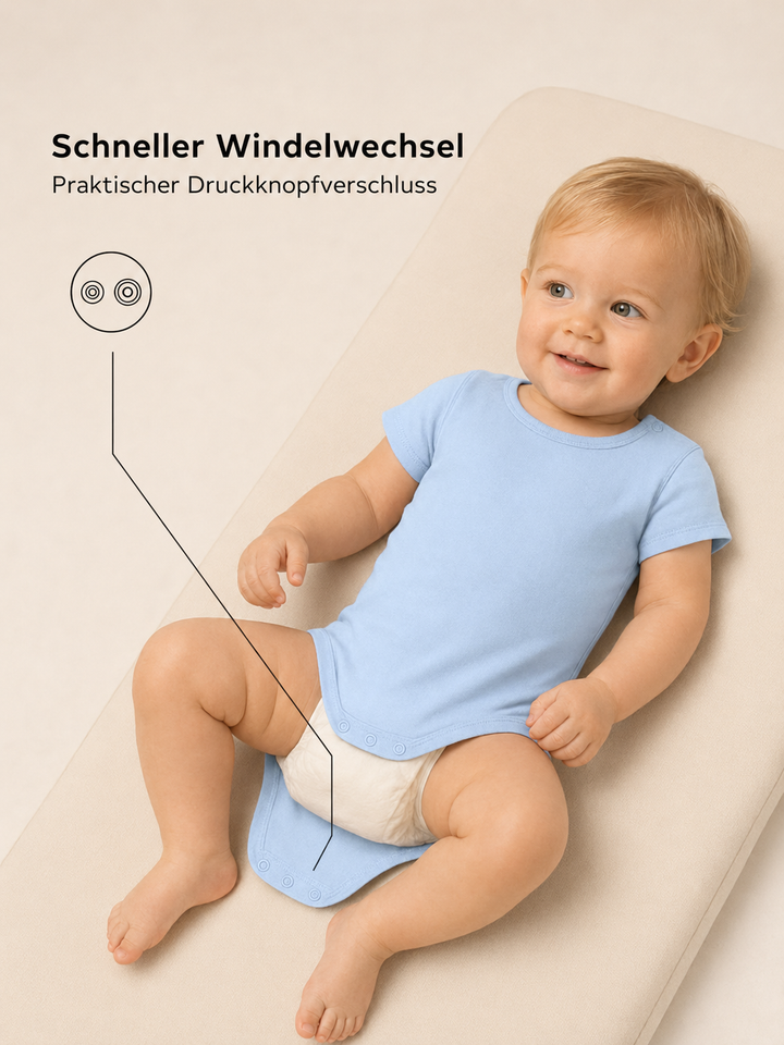 Sitztgut Baby Body aus Bio-Baumwolle