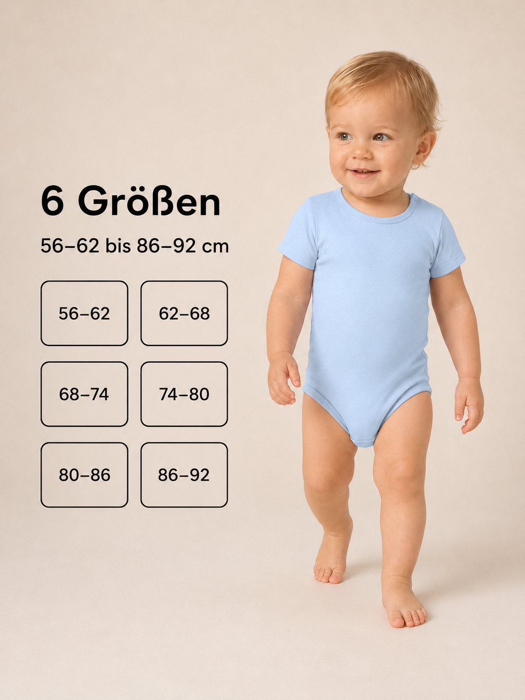 Sitztgut Baby Body aus Bio-Baumwolle
