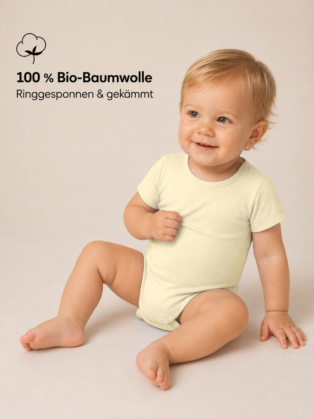 Sitztgut Baby Body aus Bio-Baumwolle