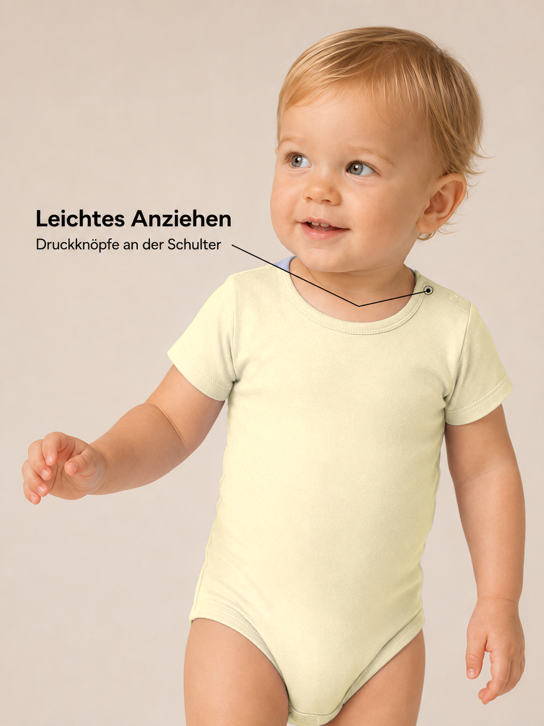 Sitztgut Baby Body aus Bio-Baumwolle
