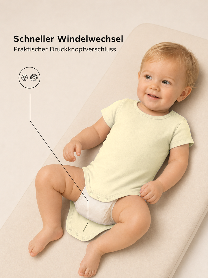 Sitztgut Baby Body aus Bio-Baumwolle