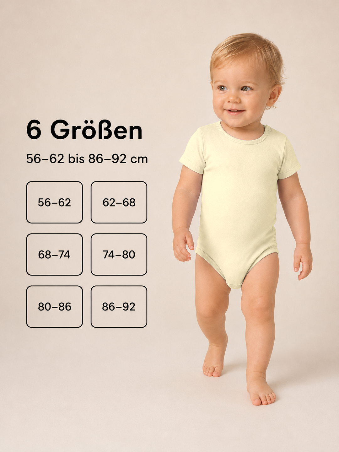 Sitztgut Baby Body aus Bio-Baumwolle