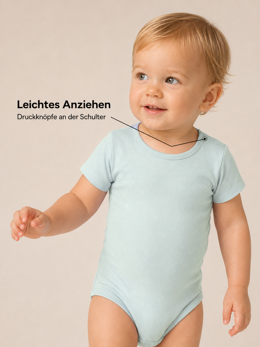 Sitztgut Baby Body aus Bio-Baumwolle