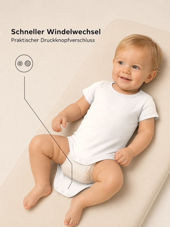 Sitztgut Baby Body aus Bio-Baumwolle