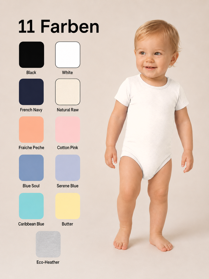 Sitztgut Baby Body aus Bio-Baumwolle