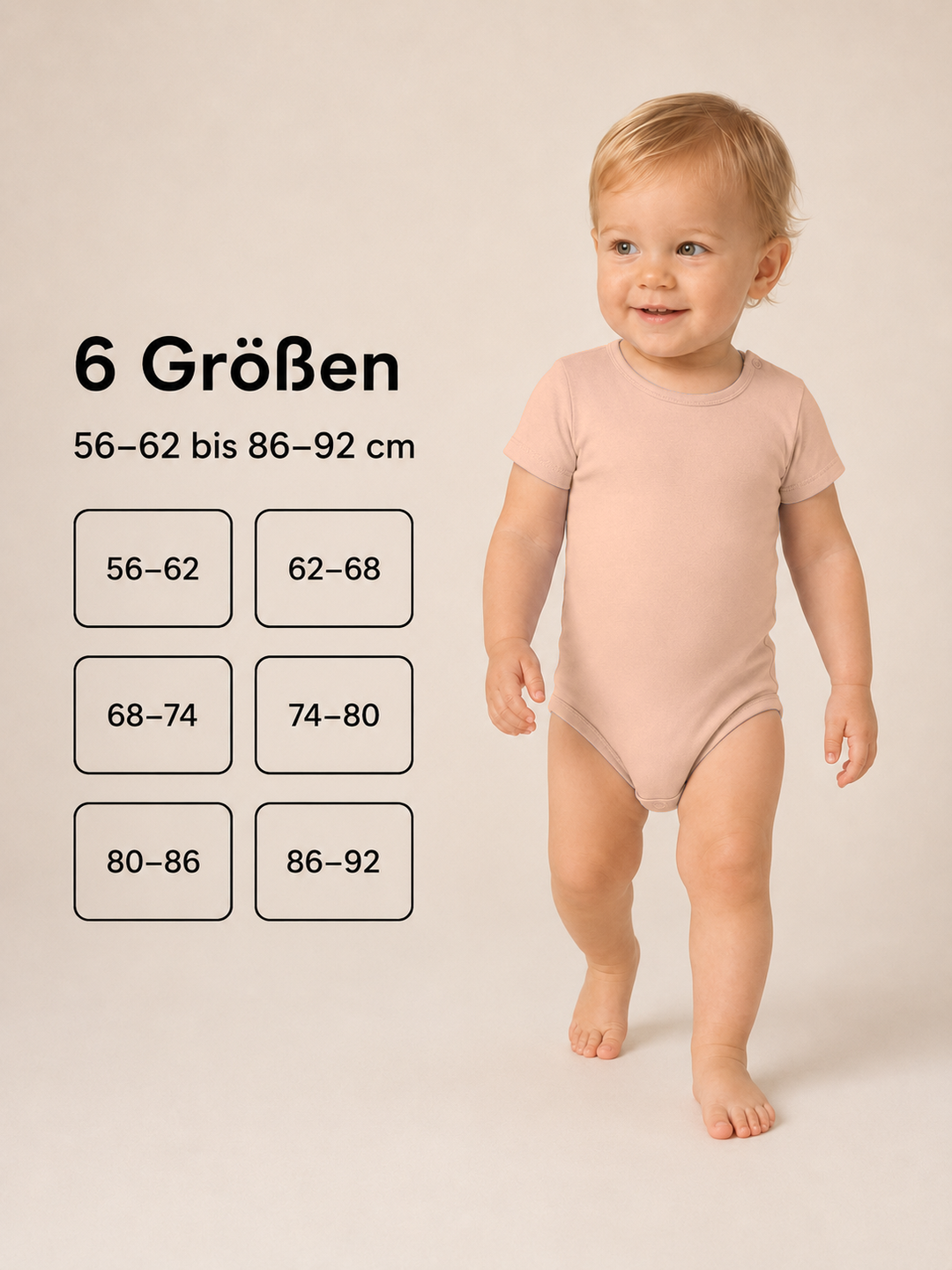 Sitztgut Baby Body aus Bio-Baumwolle