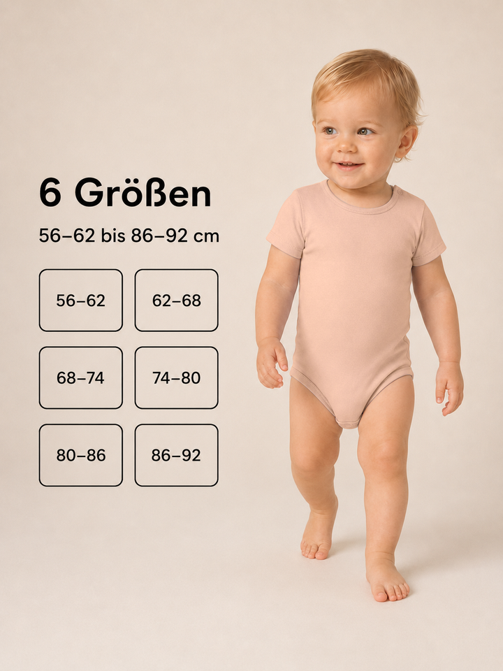 Sitztgut Baby Body aus Bio-Baumwolle