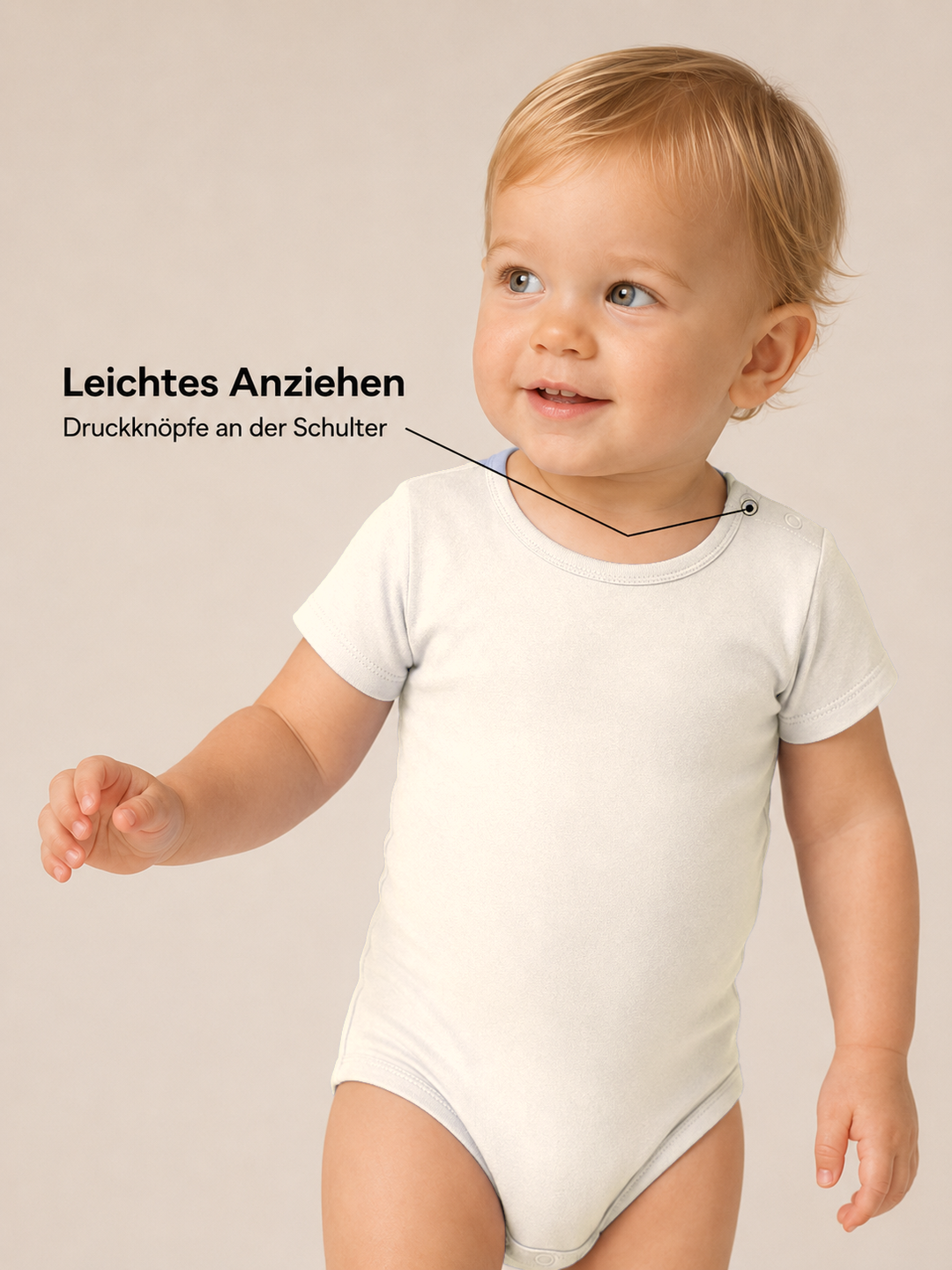 Sitztgut Baby Body aus Bio-Baumwolle