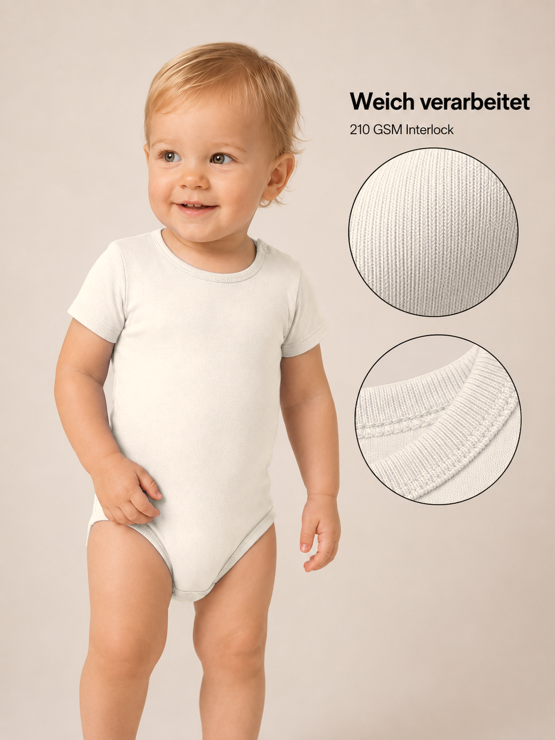 Sitztgut Baby Body aus Bio-Baumwolle