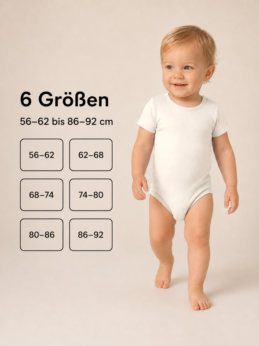 Sitztgut Baby Body aus Bio-Baumwolle