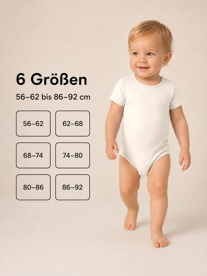 Sitztgut Baby Body aus Bio-Baumwolle