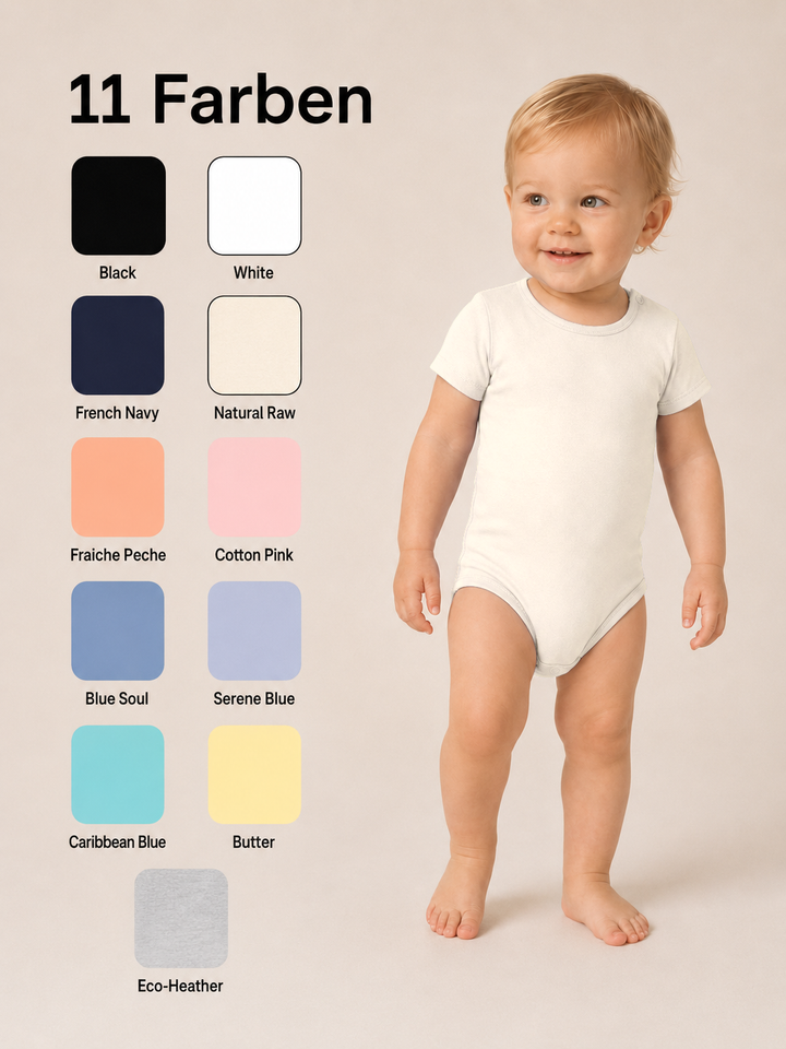 Sitztgut Baby Body aus Bio-Baumwolle