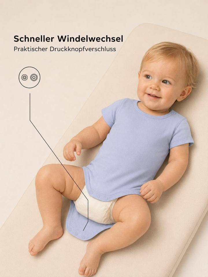 Sitztgut Baby Body aus Bio-Baumwolle