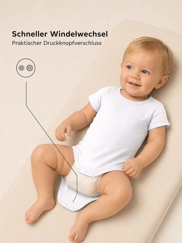 Sitztgut Baby Body aus Bio-Baumwolle