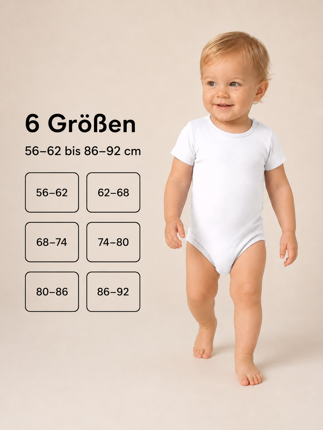 Sitztgut Baby Body aus Bio-Baumwolle