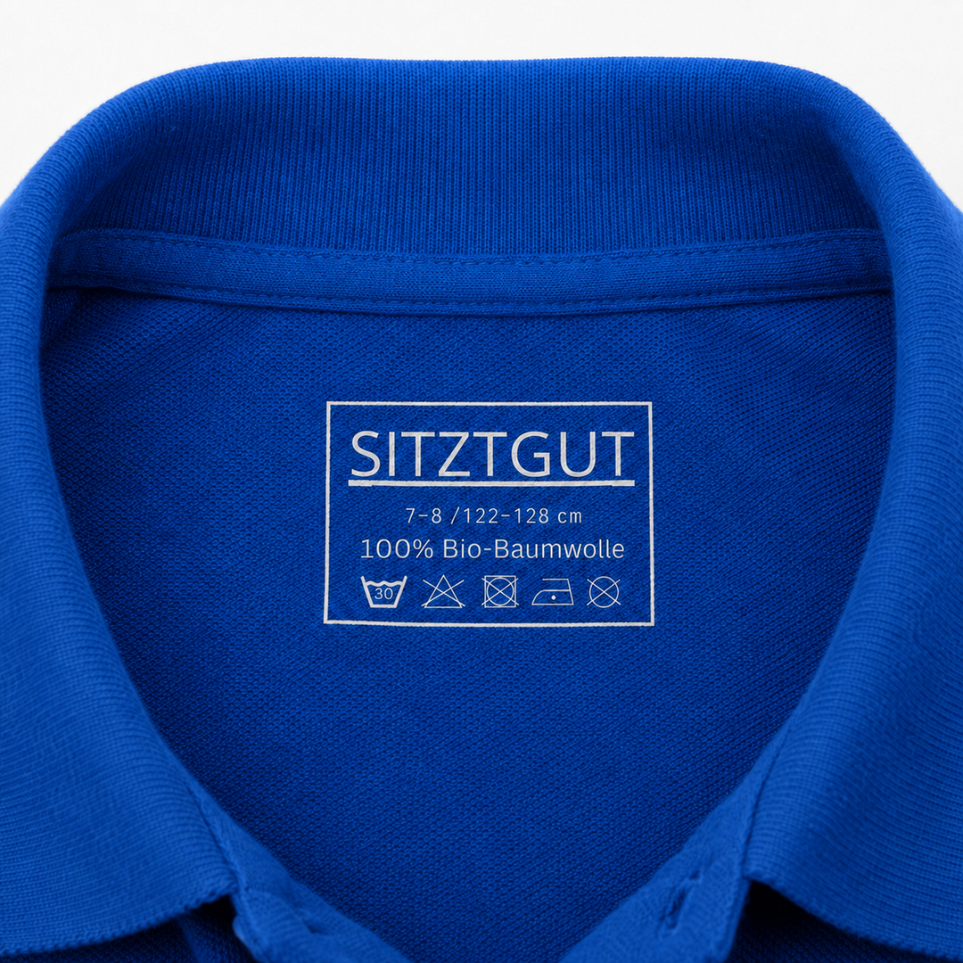 Sitztgut Kinder Polo-Shirt aus Bio-Baumwolle
