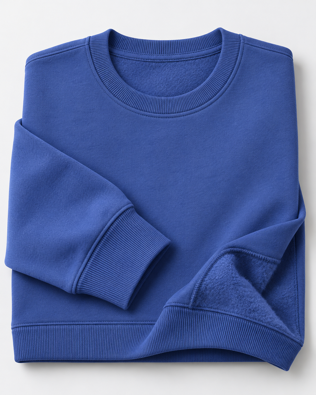 Sitztgut Damen-Sweatshirt aus Baumwolle, kurz geschnitten – Dusk – Materialdetail