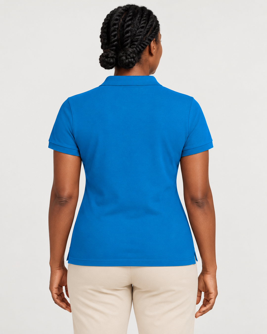 Sitztgut Damen-Poloshirt aus Baumwoll-Piqué, 185 g/m² – Royal Blue – Rückenansicht