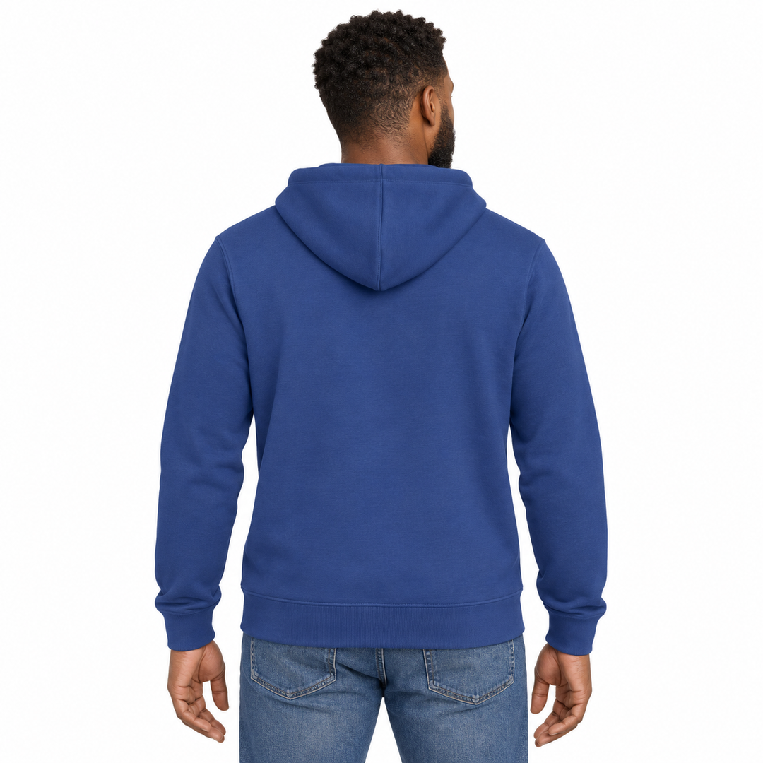 Sitztgut Unisex-Hoodie mit Kängurutasche – Dusk – Rückenansicht