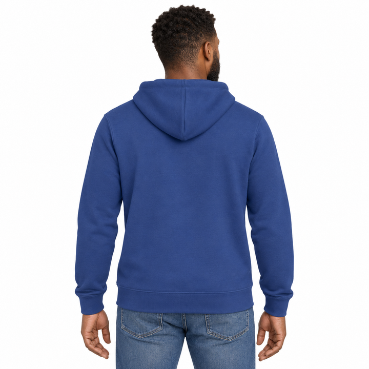 Sitztgut Unisex-Hoodie mit Kängurutasche – Dusk – Rückenansicht