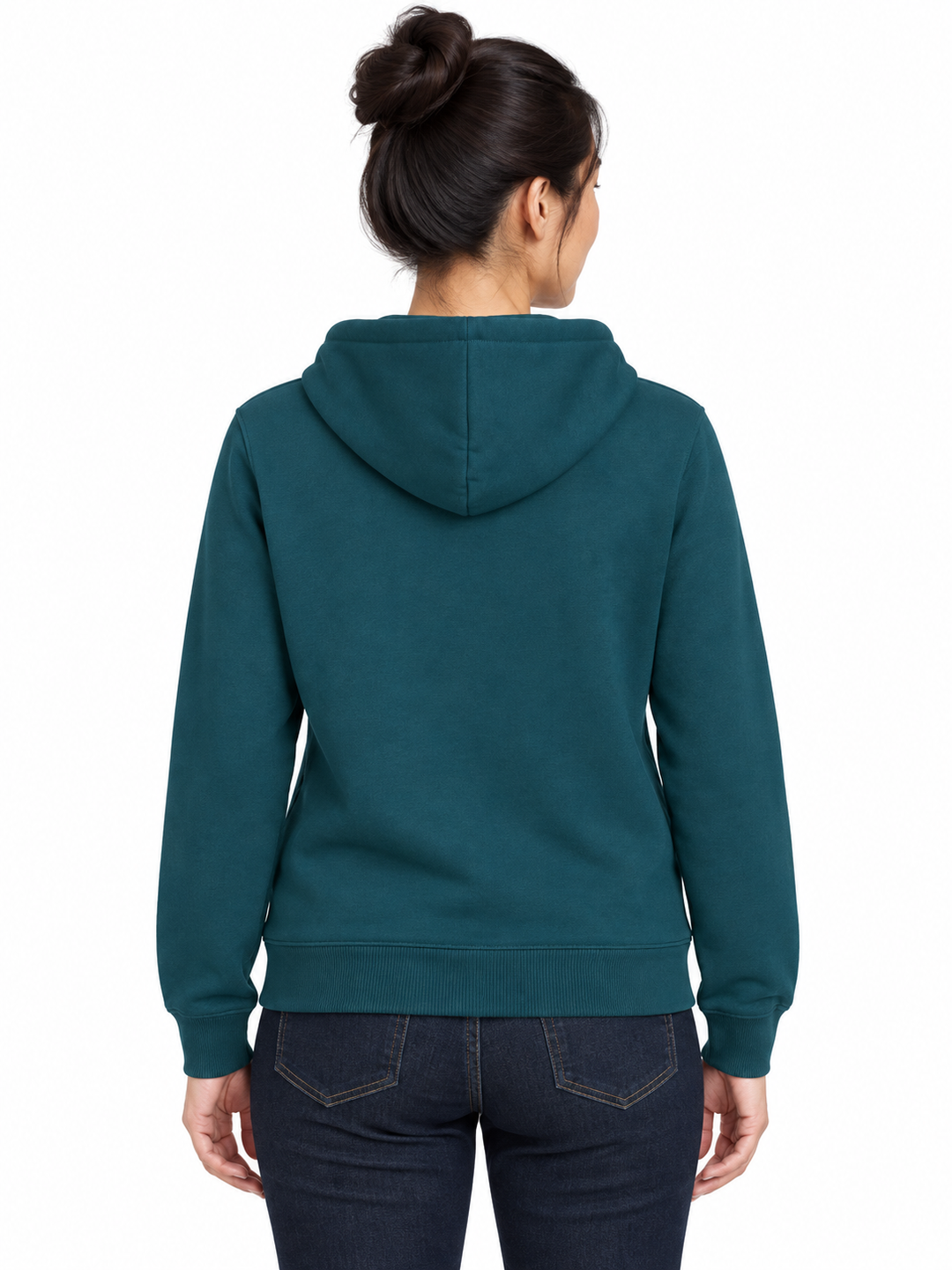 Sitztgut Damen-Hoodie aus Baumwolle, 350 g/m² – Stargazer – Rückenansicht
