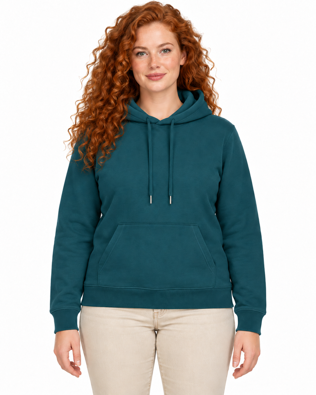 Sitztgut Damen-Hoodie aus Baumwolle, 350 g/m² – Stargazer – Vorderansicht