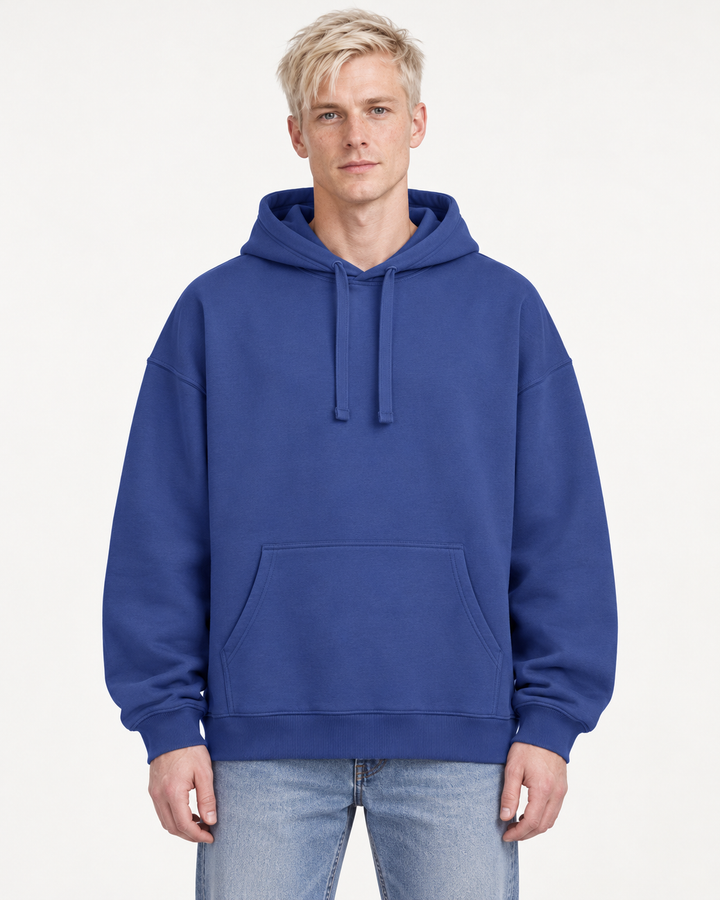 Sitztgut Unisex-Hoodie aus Baumwolle, Oversized Fit – Dusk – Vorderansicht