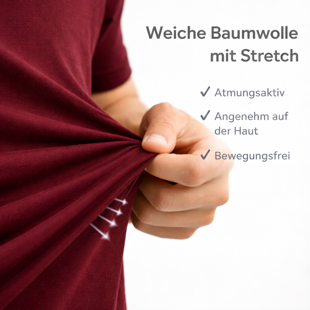 Das hochwertige T-Shirt für Herren