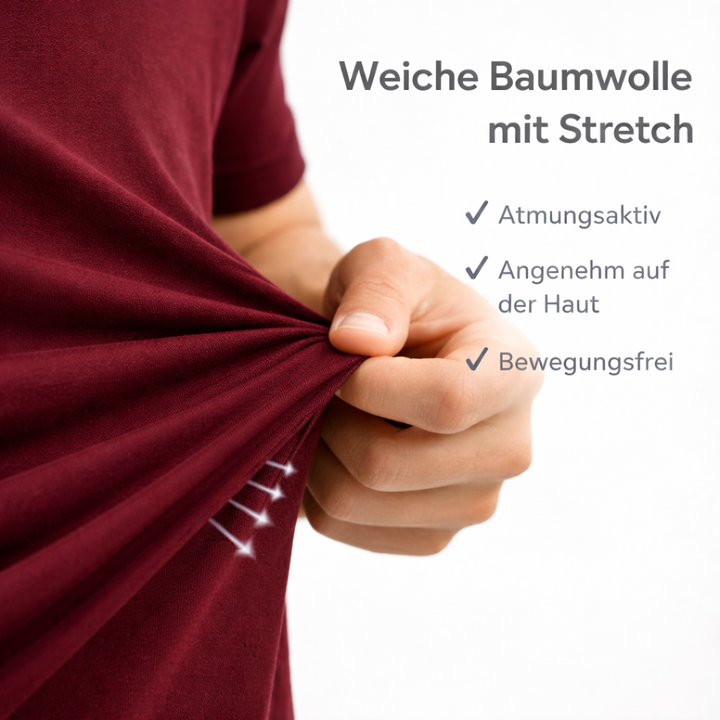 Das hochwertige T-Shirt für Herren