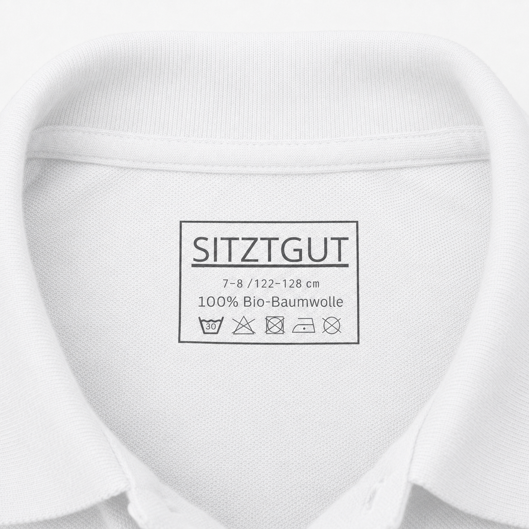 Sitztgut Kinder Polo-Shirt aus Bio-Baumwolle