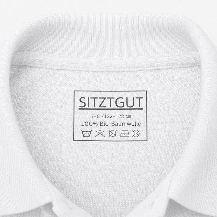 Sitztgut Kinder Polo-Shirt aus Bio-Baumwolle